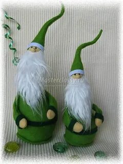 Гномик из бутылки на новый год