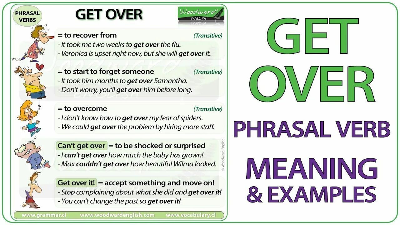 Get a best win. Get over. Get over примеры. Get over Фразовый глагол. Английский Phrasal verbs and meanings.