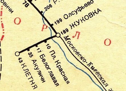 Карта жуковка брянская