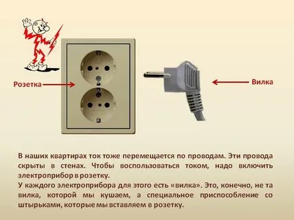 Как правильно вставить вилку в розетку