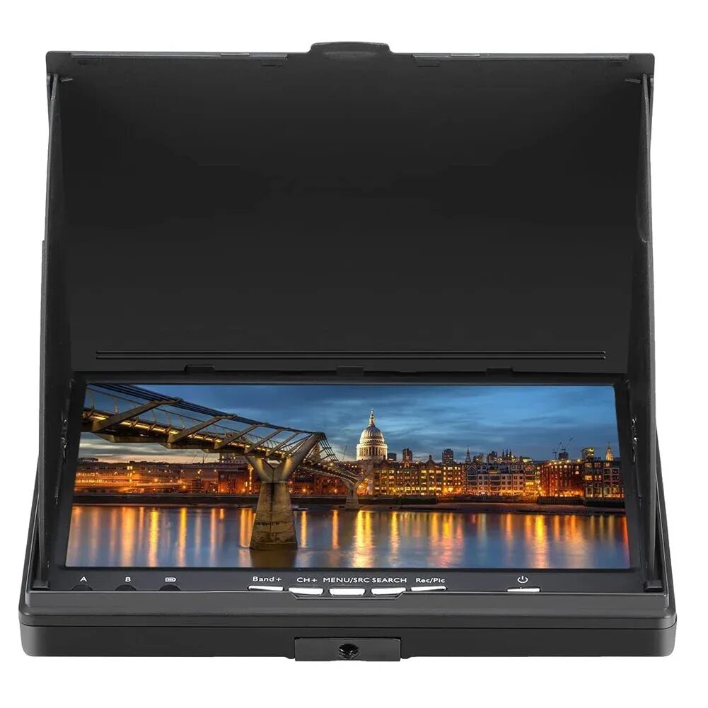 Fpv монитор с dvr. Монитор 7&quot; lcd5802d диверсити 40ch с dvr. fpv монитор. дисплей для fpv.