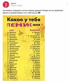 Названия прозвищ