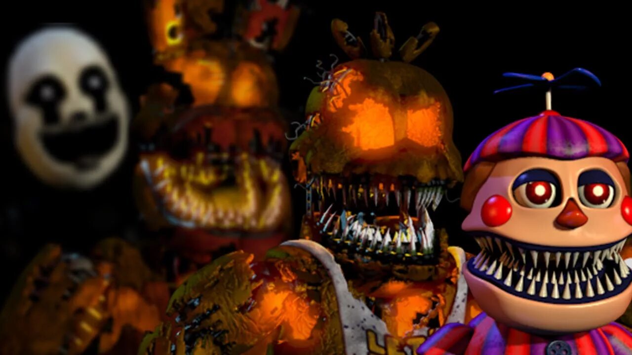 Игру 5 ночей с фредди 4. Фредди ФНАФ 4 Хэллоуинская версия. ФНАФ 4 Halloween Edition. Five Nights at Freddys 4 Хэллоуин Edition. АНИМАТРОНИКИ ФНАФ 4 Хэллоуин.