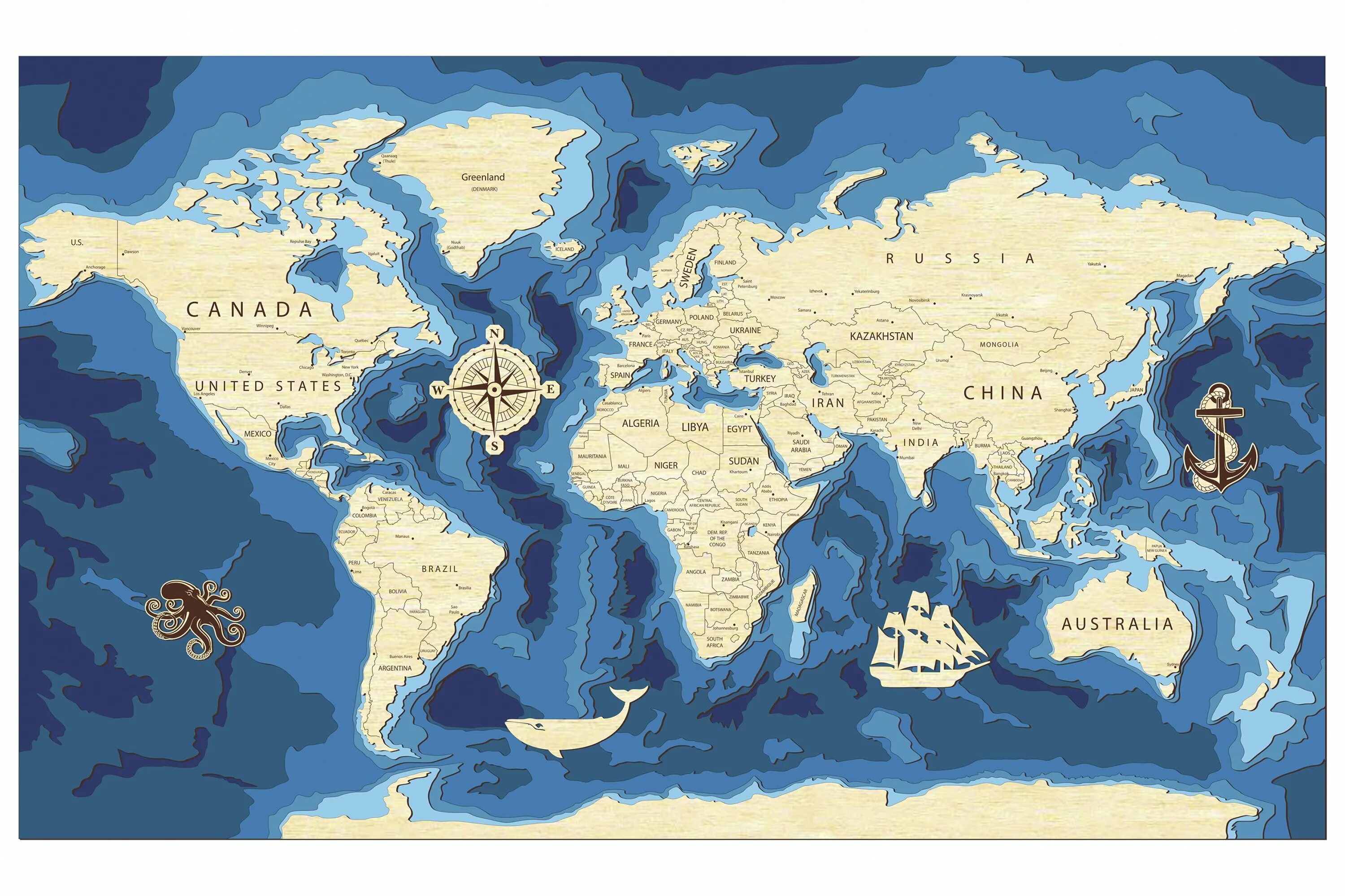 Laser maps. Laser maps