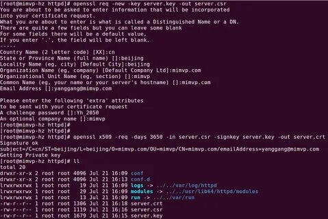 Openssl examples