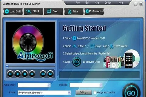 Конвертирует dvd