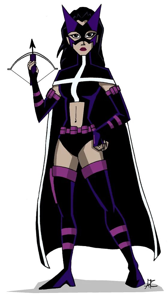 Huntress Justice League Unlimited. Охотница Бертинелли лига справедливости. Охотница DC.