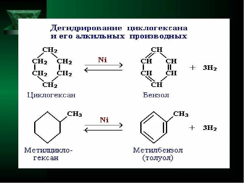 Дегидрирование ароматических углеводородов. Дегидроциклизация получение бензола. Бензол c6h5cl. Дегидроциклизация алканов бензол.