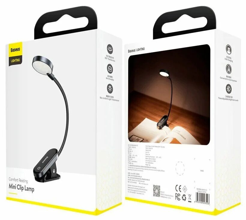 Baseus comfort reading mini clip lamp dark gray (dgrad-0g). Baseus comfort reading mini clip lamp. Лампа baseus. Лампа baseus. Лампа baseus.