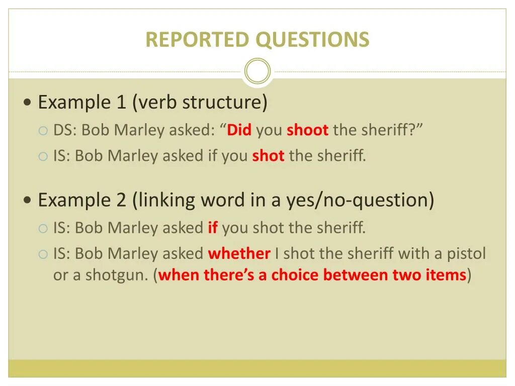 Репортед КВЕСТИОНС. Reported questions примеры. Правило reported questions. Reported questions таблица. Write reported questions