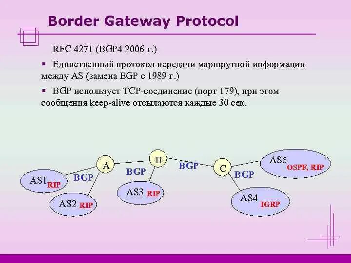 Border gateway protocol