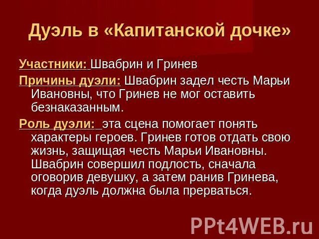 Внешность швабрина