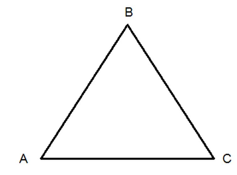 Equal triangles