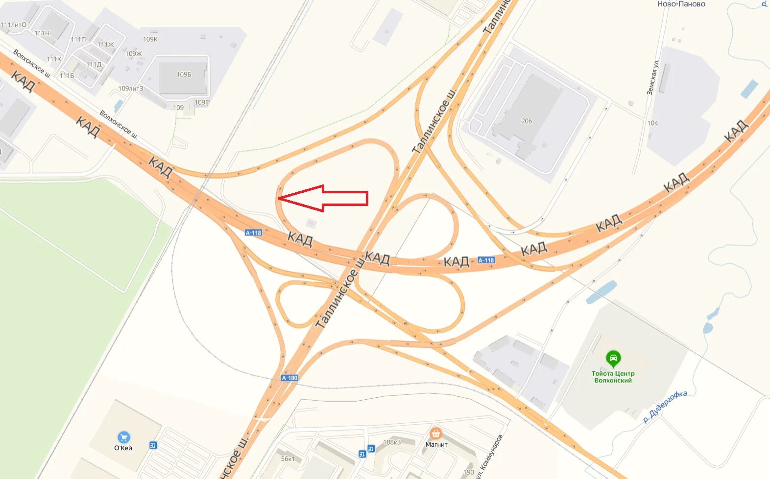 Съезд с м11 на зсд в спб. Съезд с м11 в пулково. Съезд на м11 с кад пулковское шоссе. Таллинское шоссе на карте. Развязка на таллинском шоссе.