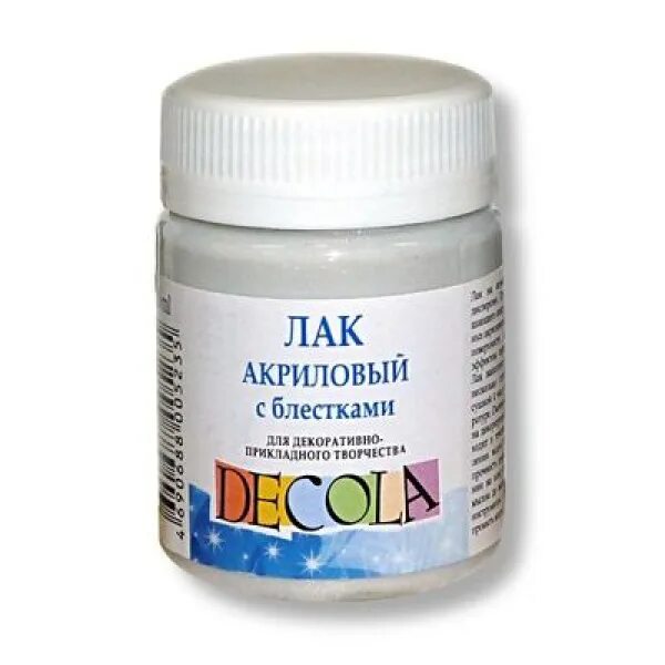 Акриловый лак для мозаики. Лак акриловый матовый декола. акриловые краски decola с блестками. акрил на водной основе decola. лак акриловый с блестками decola, 50мл на изделии выкраска.