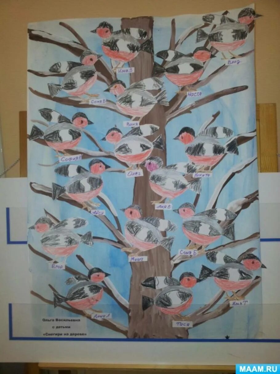 Коллективная работа день птиц. Птицы коллективная работа в детском саду. Аппликация ко Дню птиц. День птиц в детском саду.