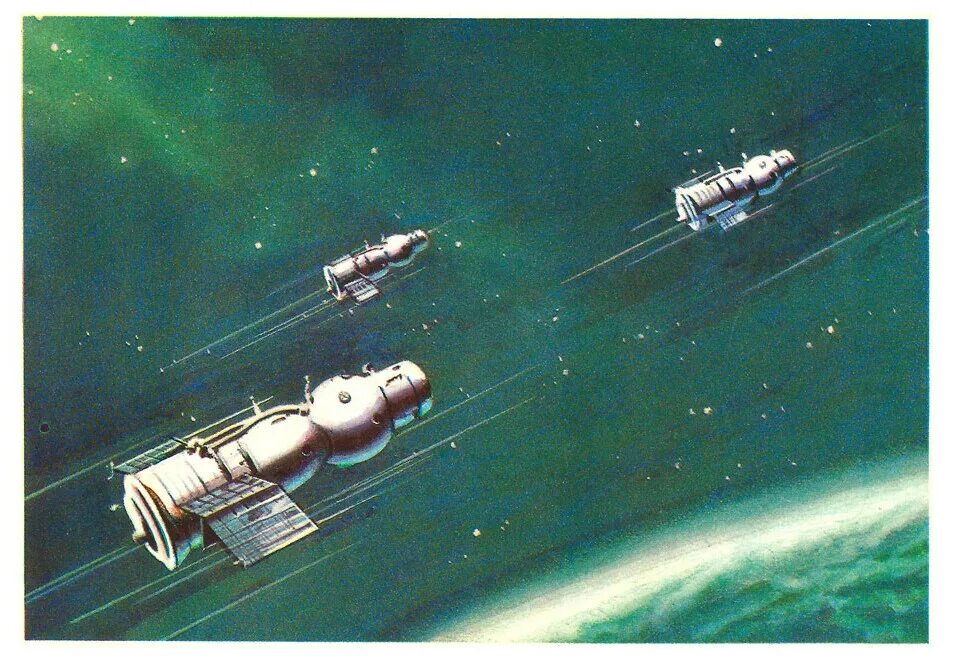 Союз т 8. Советские космические корабли. Советская космонавтика. Советская Космическая станция. Космический корабль в космосе.