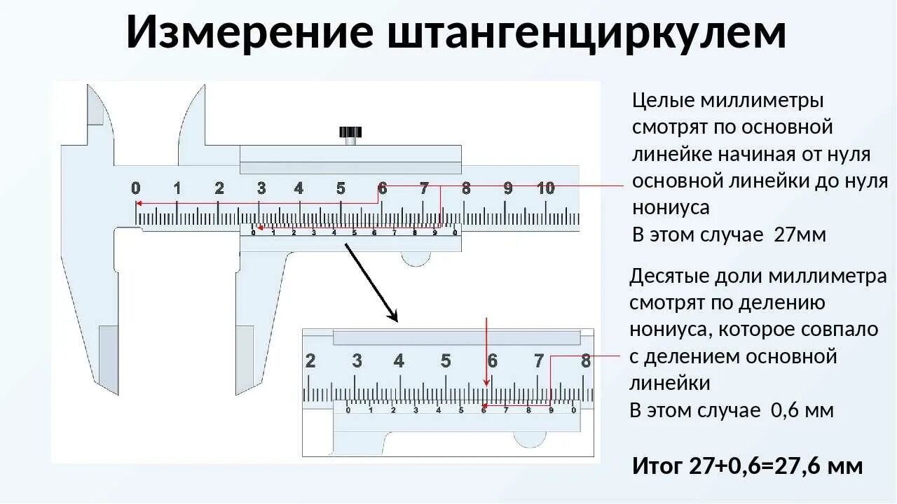Измерение параметров деталей. Как правильно пользоваться штангенциркулем 0.1 мм. как пользоваться штангенциркулем 0.2 мм. измерение линейных размеров штангенциркулем шц-1. как пользоваться штангенциркулем 0.1 мм класс 2.