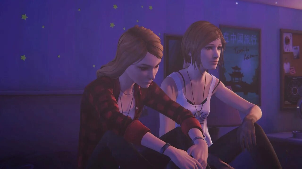 Лайф зе стрендж бефор зе шторм. Life is Strange before the Storm Remastered. Lie is Strange before the Storm Remastered все фиолетово зеленое. Жизнь как дом игра. Картинка l.i.s. before the Storm - Remastered.