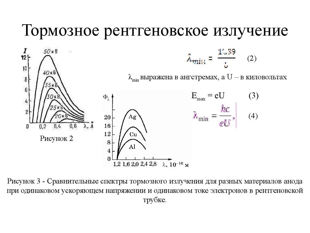 Характер сплошного спектра тормозного рентгеновского излучения. Спектр тормозного излучения в рентгеновской трубке. Длина волны тормозного рентгеновского излучения. Поток тормозного рентгеновского излучения формула. Непрерывное рентгеновское излучение