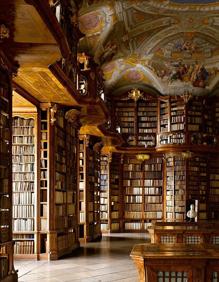 Beautiful library. Библиотека Святого Флориана, Австрия. Библиотека монастыря Санкт-Флориан, Австрия. Библиотека монастыря Святого Галла. Библиотека монастыря Cвятого Флориана.