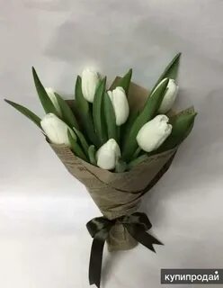 Маленький букет тюльпанов