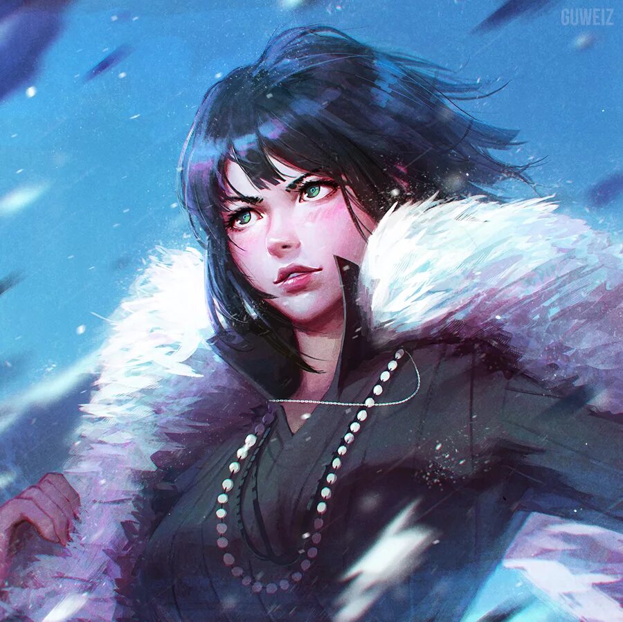 Адская метель. Guweiz Тихиро. Guweiz Фейт. Guweiz художник. Guweiz Kireina.