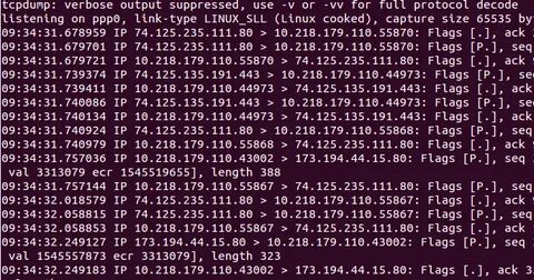 Tcpdump linux