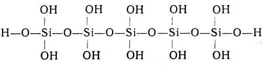 Кремниевая кислота строение решетки. Строение Кремниевой кислоты. Строение молекулы Кремниевой кислоты. Поликремниевая кислота формула.