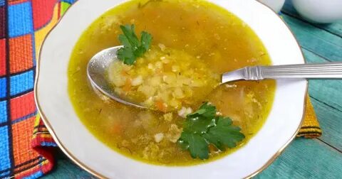 Суп картофельный с горохом