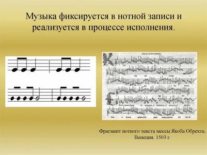 История музыкальных нот