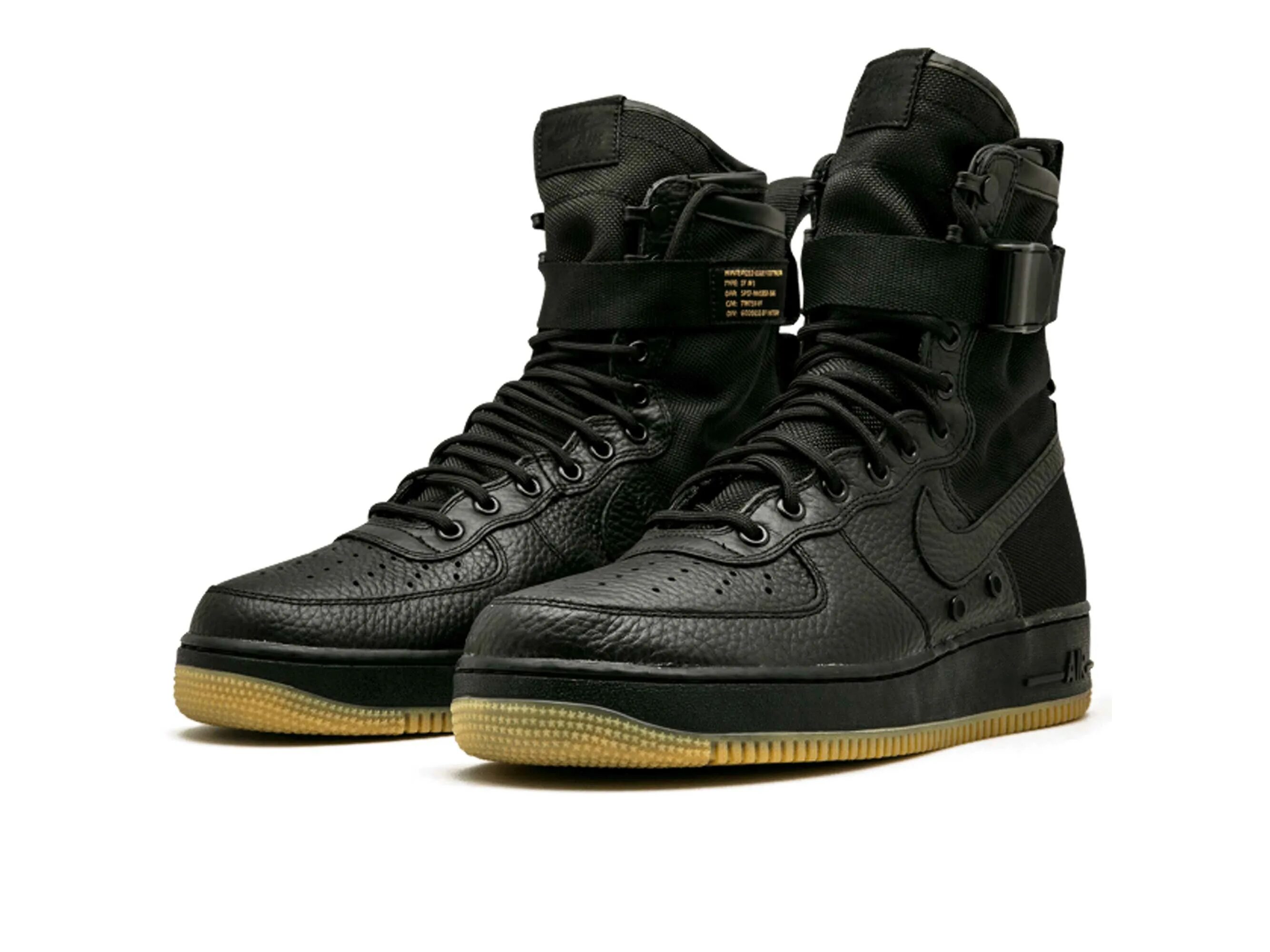 Лучшие высокие кроссовки. Nike sf air force 1 black. nike sf air force 1 black gum. кроссовки nike sf air force 1 black/white. найк аир форс 1 высокие черные.