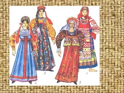 Национальный костюм урок изо