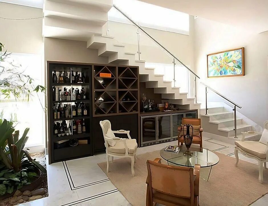 Living l. Under the Stairs Bar Эдинбурге. Бар Stairs Трубная. Stairs Bar idea. Интерьер магазина Escada.