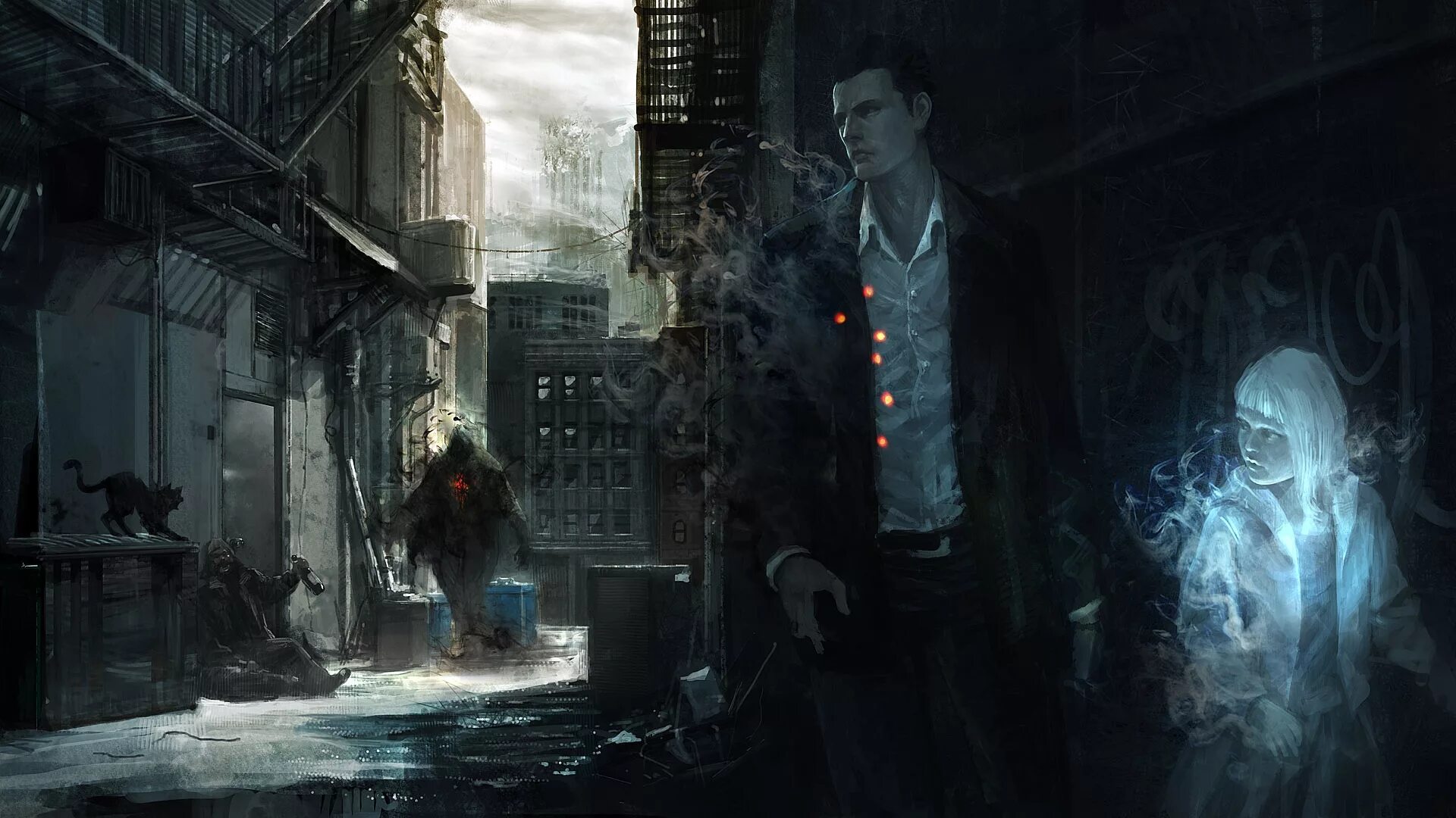 Мистические хорроры. Murdered Soul suspect арт. Murdered Soul suspect арты. Murdered: Soul suspect Concept Art.. Murdered Soul suspect детектив.