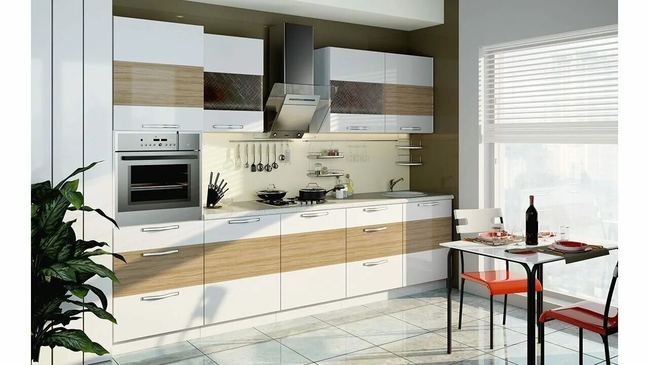 Кухонный гарнитур со встроенной техникой. Прямая кухня со встроенной техникой. Встраиваемая техника для кухни. Гарнитур современный. Кухня со стеклянными фасадами.