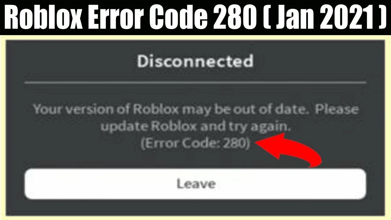 Your version roblox. Roblox Error code 280. Ошибка 280 в РОБЛОКС. Roblox Error. Ошибка РОБЛОКС.