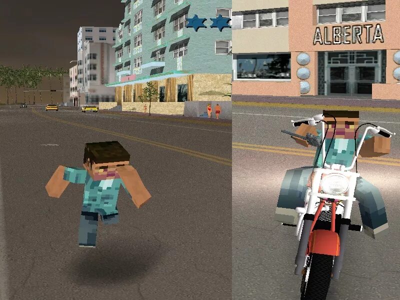 Gta minecraft игра. ГТА вай Сити майнкрафт. Томми Версетти майнкрафт. GTA vice City Tommy Vercetti. Вай Сити санандрес.