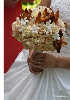 Круглые букеты своими руками