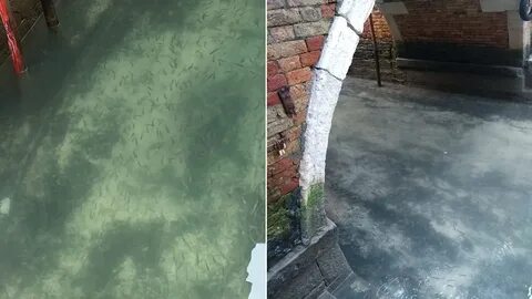 В канале пресная вода