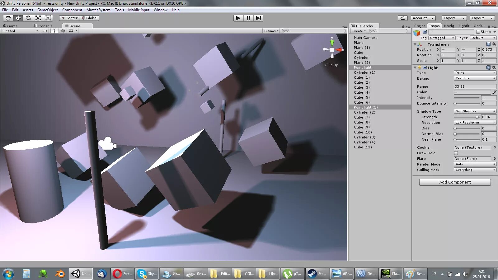 Unity testing