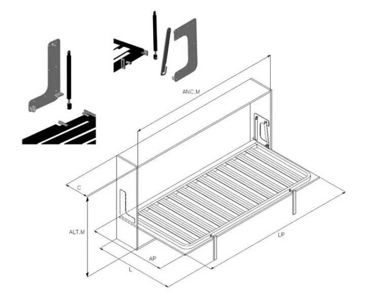 Чертеж шкаф кровати. Механизм откидной горизонтальной кровати WALLBED 209 присадка. Откидная двуспальная кровать трансформер чертежи. Подъёмный механизм для шкаф кровати чертеж. Шкаф-кровать горизонтальная, трансформер чертежи.