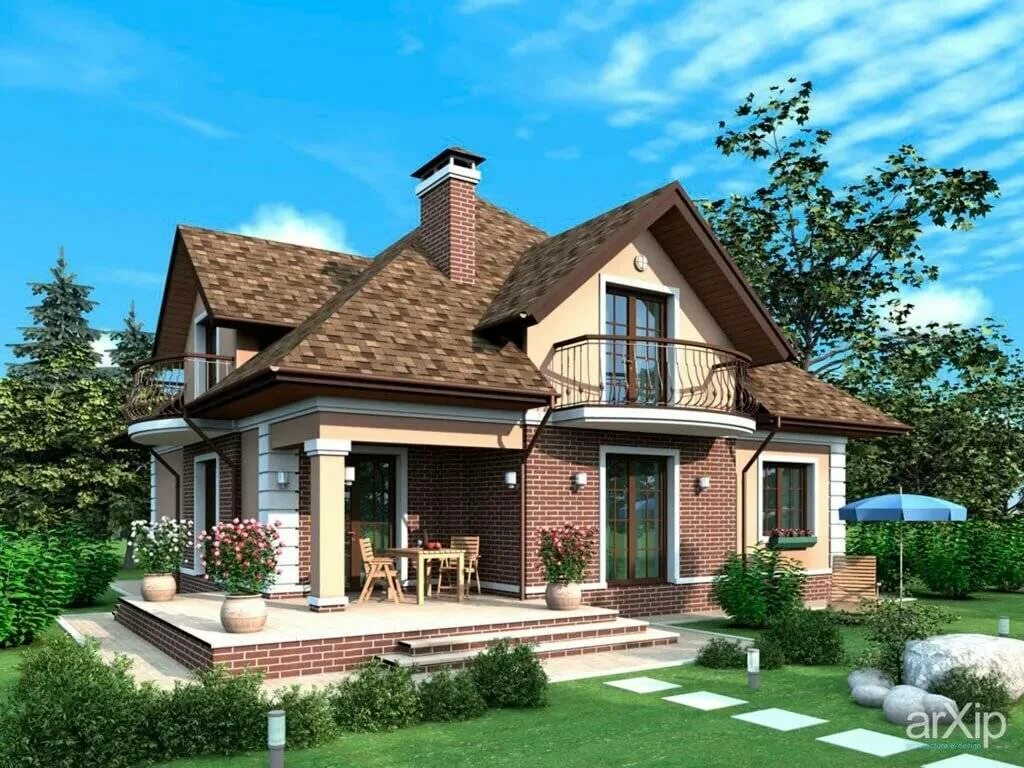 Дом кирпичный 110 кв. Дом кирпичный двухэтажный. Красивые дома. Двухэтажный коттедж. Проекты коттеджей.