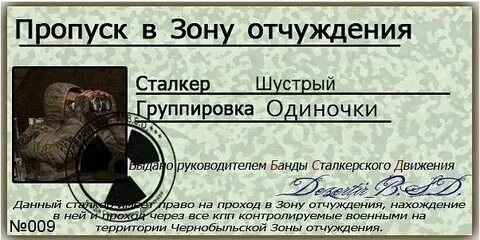 Мой пропуск