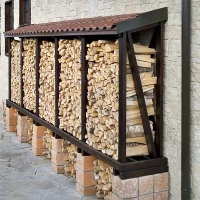 Дровник для дачи своими руками: 100 фото красивых дровников Firewood storage, Fi