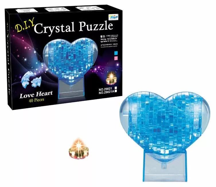 Как собрать кристальный. 3д пазл магический Кристалл. 3 Д Кристальный пазл сердце. Пазл сердце объемное. Crystal Puzzle сердце инструкция.
