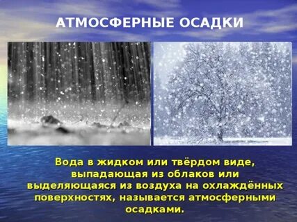 Почему атмосферные осадки