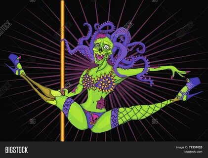 Zombie-stripper. Vector & Photo (Free Trial) Bigstock