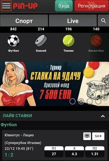 Pin up casino android