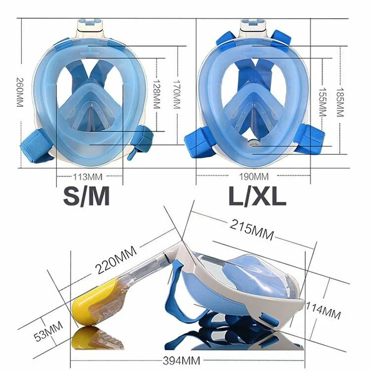 Маска для снорклинга, плавания, ныряния, полнолицевая s/m. Полнолицевая маска для подводного плавания Tusa Размерная сетка. Размер полнолицевой маски для снорклинга. Маска полнолицевая. Маска размер l